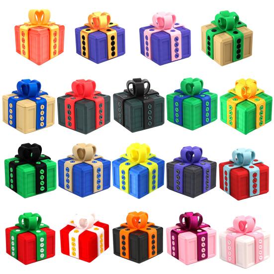3D Printed Annoying Gift Box with Screws Christmas Puzzle Present Box Prank Case Home Office Desktop Decoration Ornament Joke Gag Gift