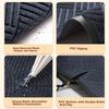Jushi Memory Commercial Hotel Outdoor Welcome Door Mat Non-Slip Entrance Floor Mat Grid Gray 60x90cm