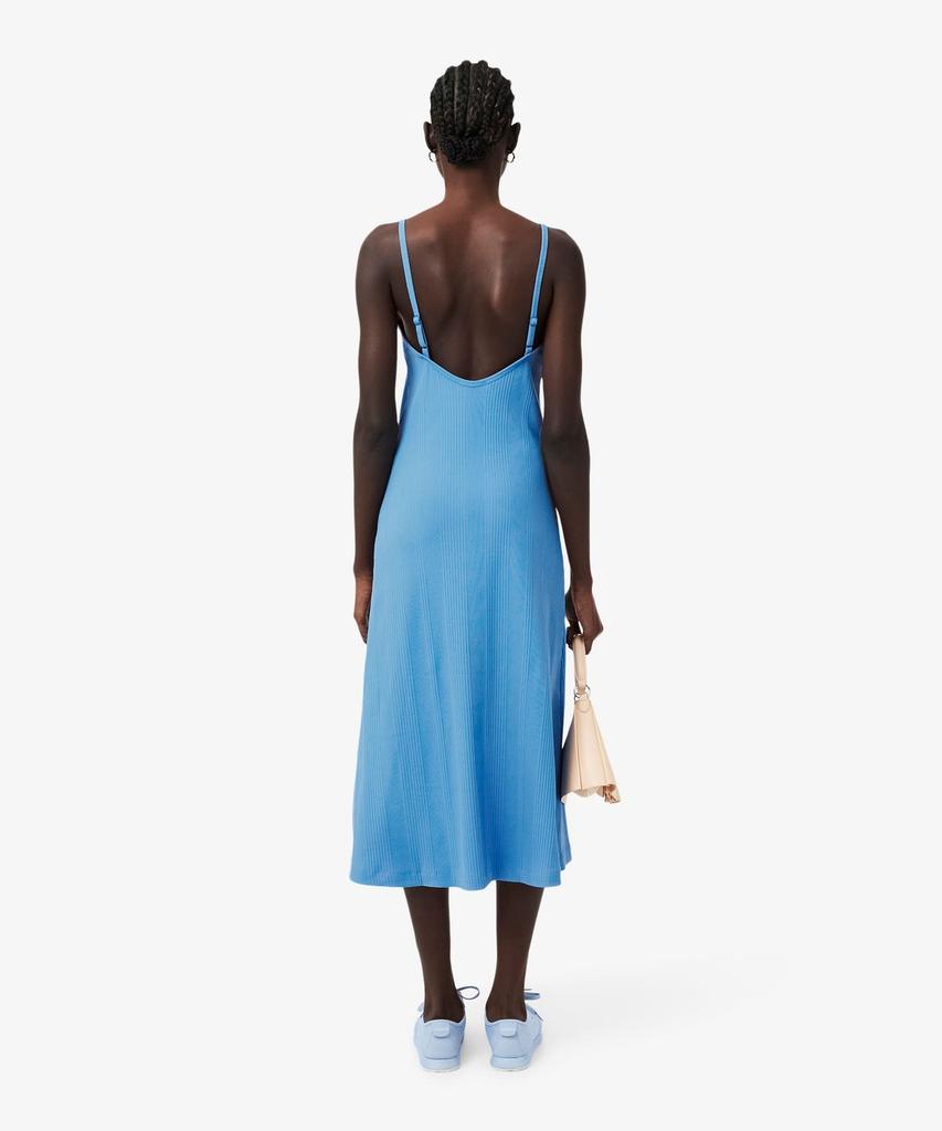 Lacoste Women'S Sleeveless Long Rib Dress Ef0966-56G 776