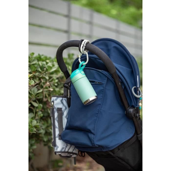 Gourde isotherme - NUBY - 300 ml - Acier inocydable - Turquoise