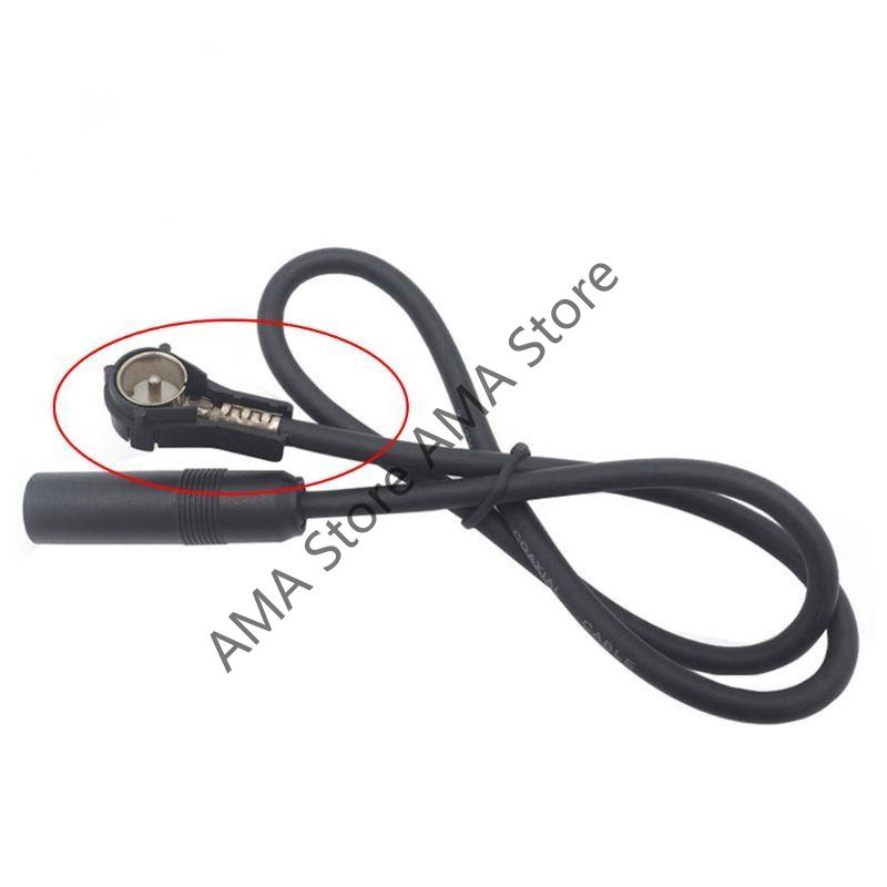 Auto Car Style Automotive Connector Car Radio Stereo ISO Male Crimp Aerial Connector Converts Bare Wires Adapter Antenna