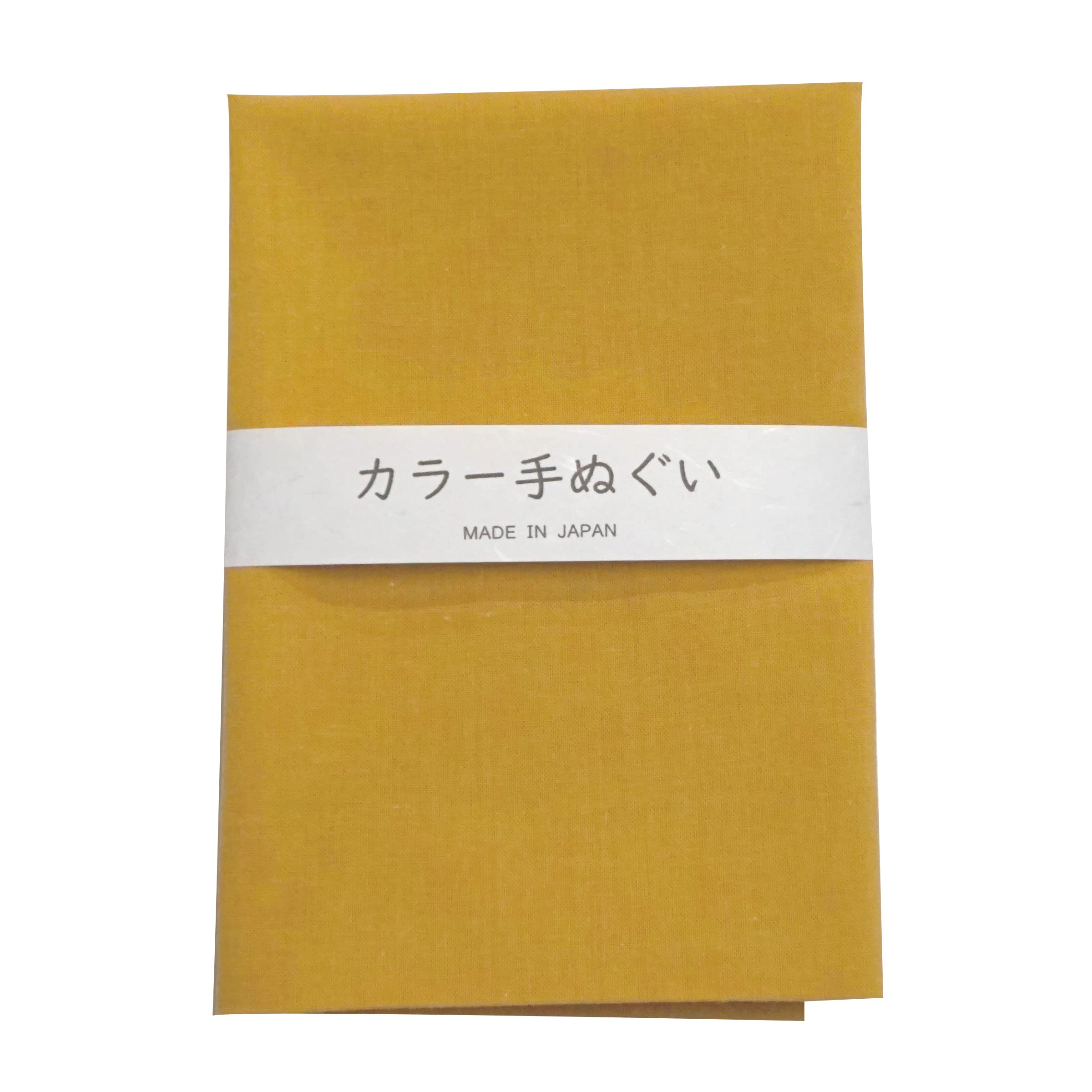 

WKG Senshu Oka Fabric Colored Tenugui Hand 1 Made in Plain (Japanese Towel), Piece, Japan, (Mustard)