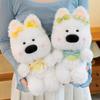 West Highlands Plush Dog Doll Cartoon Doll Scribbled Puppy Dress Up Doll Little Girl Hugs Sleeping Doll
