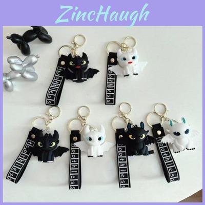 Toothless Dragon Keychain Silicone Pendant With Smile Design For Couples Gift And Accessories