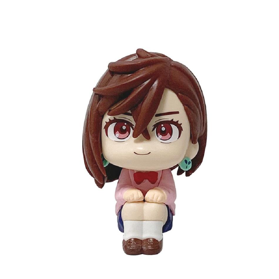 Neue DAN DA DAN Mini Q-Version Figur Ayase Momo Takakura Ken Anime Peripherie Spielzeug Desktop Auto Ornamente PVC Modell Weihnachtsgeschenk