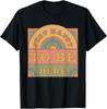 Felice di essere qui T-shirt Divertente Sarcastica Vintage T-shirt Unisex