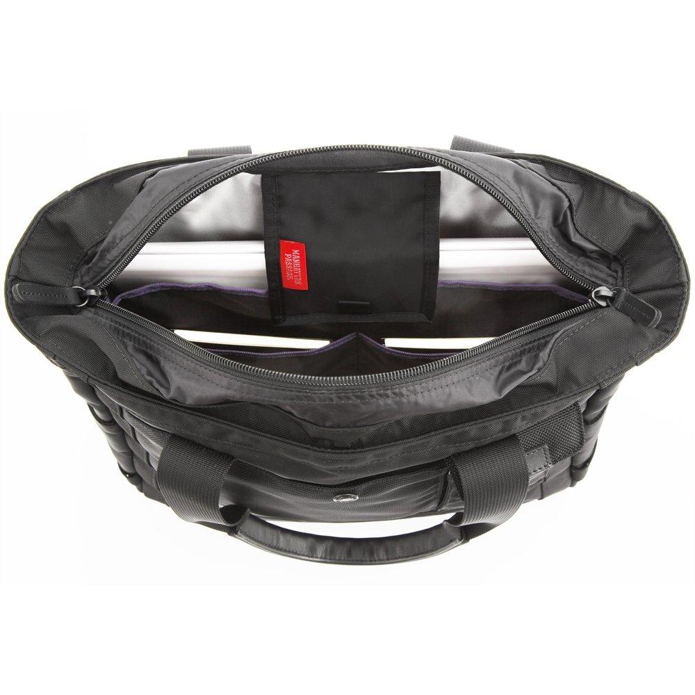 8530BK Business Tote Unisex [Manhattan Passage] “Lux 2” (Black)