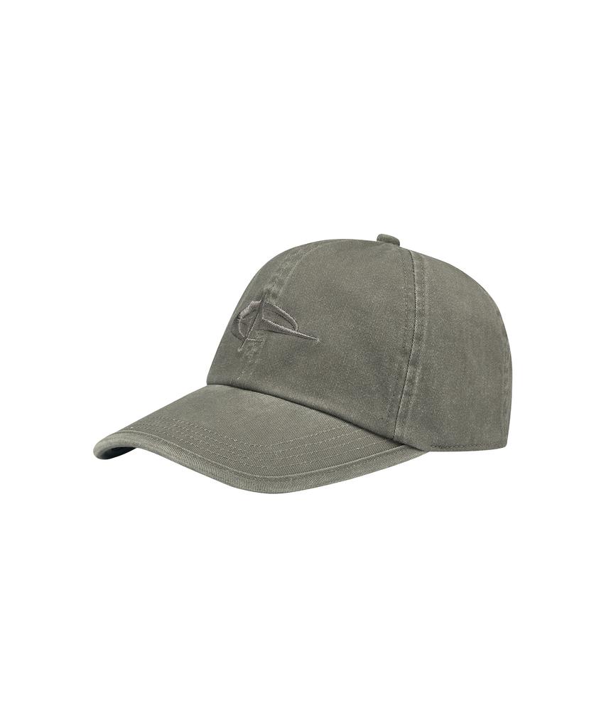 WILDROCK Wild Signature Logo Pigment Ball Cap_Grey