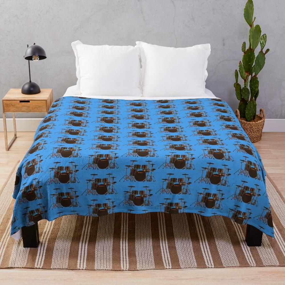 Drums Throw Blanket