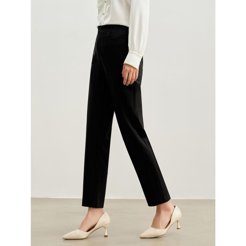 JZ Jiuzi Women's Straight Leg Western Pants