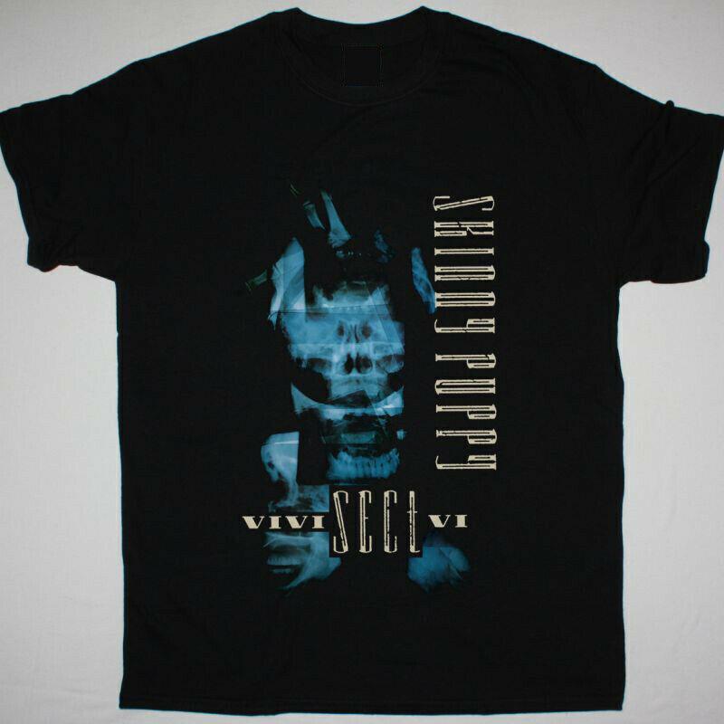 Vintage 90s SKINNY PUPPY VIVISECTVI Tee Cotton Black Unisex S-2345XL T-Shirt Unisex T-Shirt XXXL