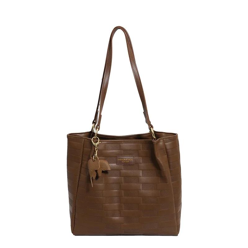 Große Umhängetasche für Damen vielseitige Bürotasche elegant und schlicht