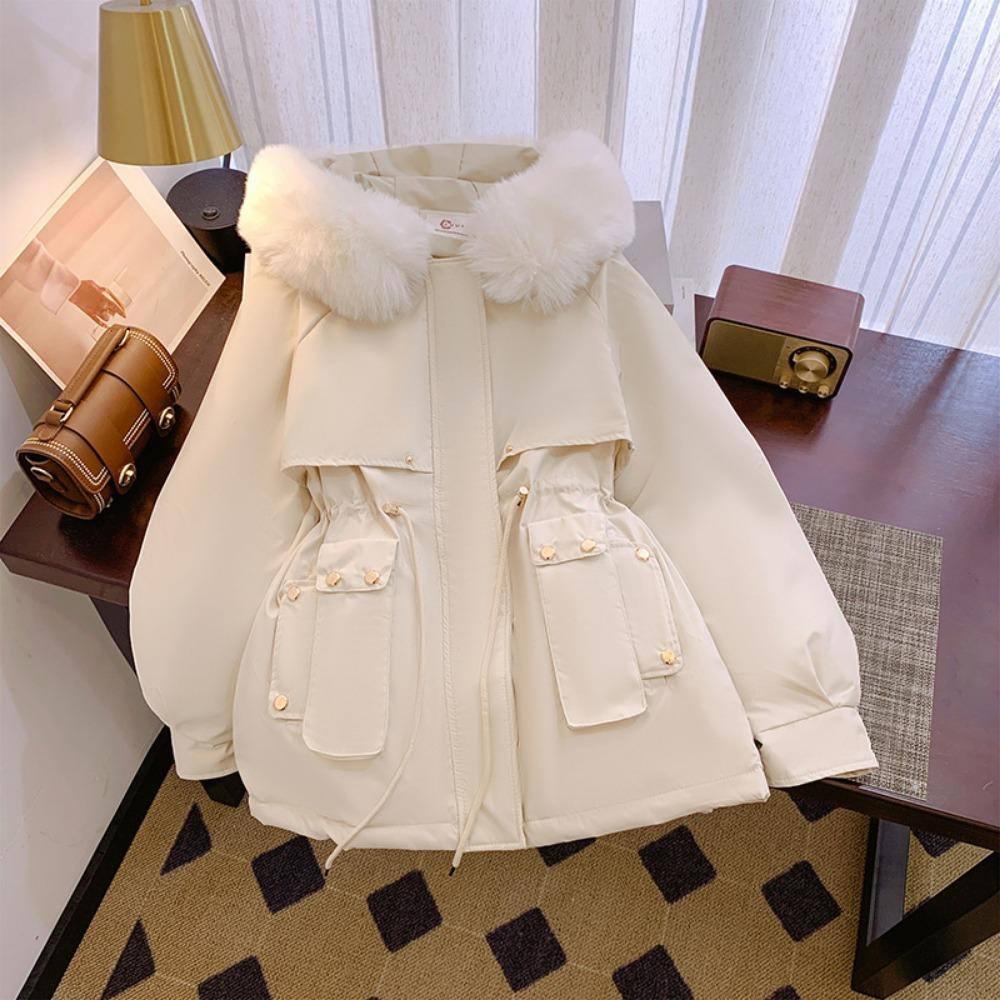 Winter new cotton thickened women's pie overcome small padded jacket short hooded padded jacket padded jacket