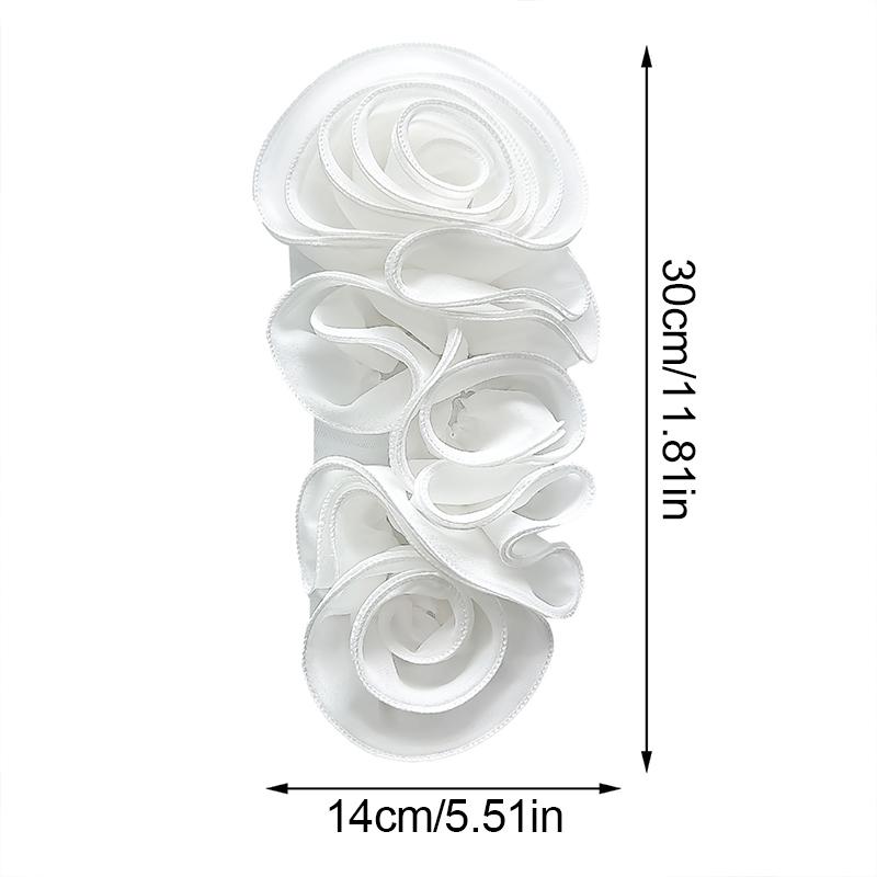 1PC 3D Floral Decoration DIY Chest Flower Sewing Applique for Wedding Dress Accessories