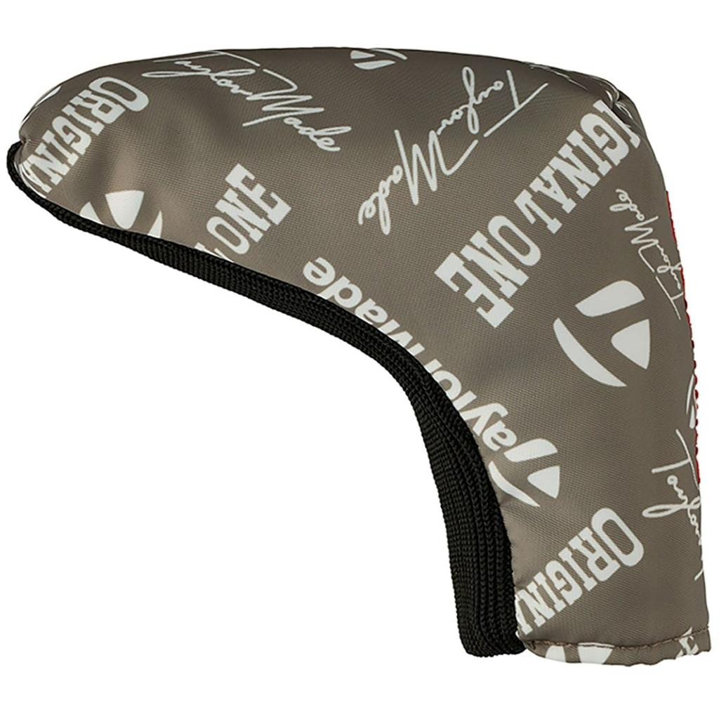 TaylorMade Icon Graphic Putter Cover Blade, Acid Brown, Unisex Headcover for TL600 25FW