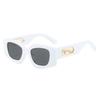 New Cat Eye Sunglasses Women Men Square Gradients Lens Pc Frame Leopard Decorate Brand Designer Sun Glasses Uv400 Shades