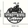 Retro Vintage Metal Sign Garage Workshop Wall Art Personalized Father's Day Gift