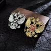1 stk Mindemærke Emblemer Rusland Dobbelt Hovedet Ørn Nationalt Emblem Metal Broche Diy Jakkesæt Skjorte Krave Dekoration Pins Smykker Håndværk