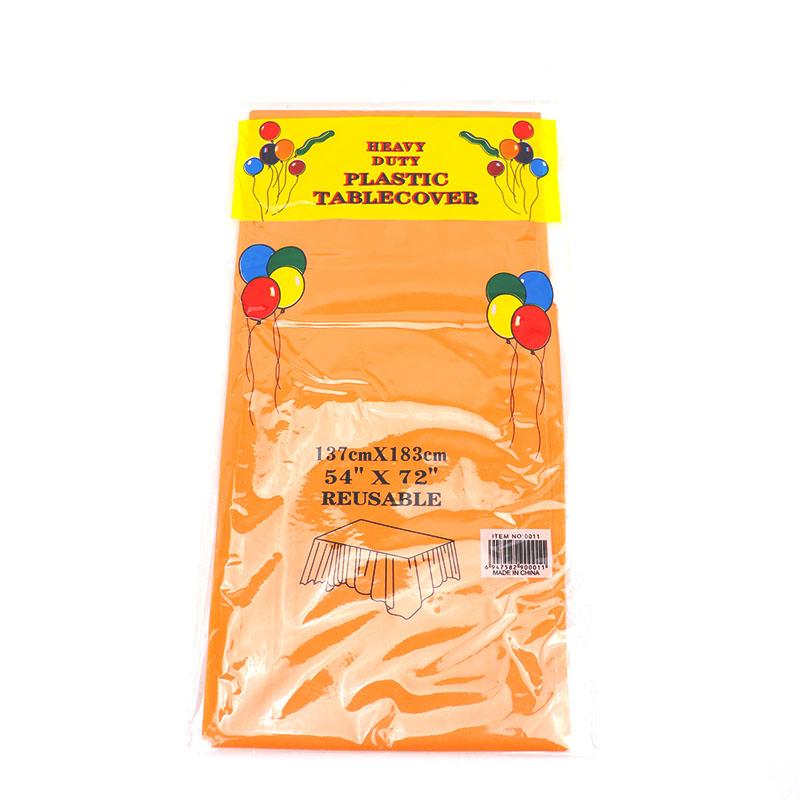 

Экологически чистые одноразовые пластиковые скатерти для вечеринок и свадеб, кейтеринг, столовые приборы, экологически чистые скатерти для вечеринок оранжевый