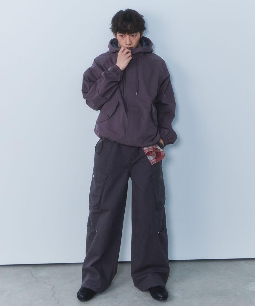 Cgp Vintage Hooded Field Jacket - Purple