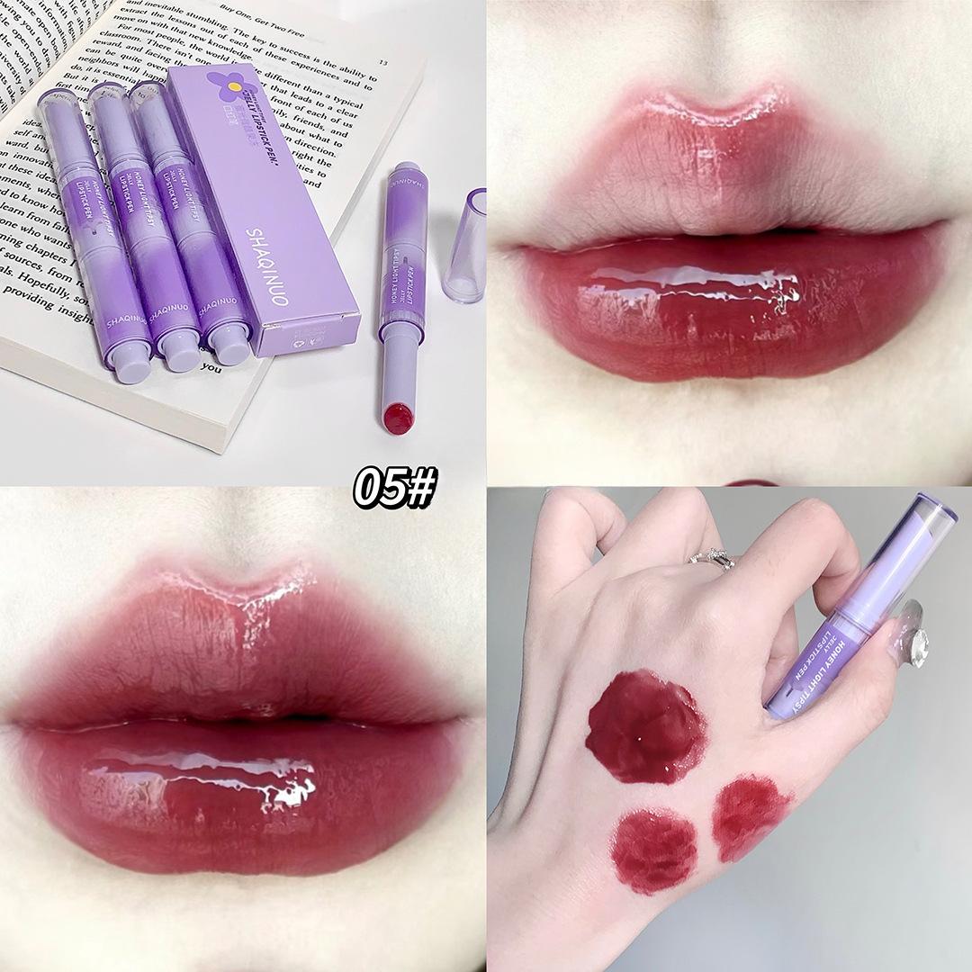 

Желеобразная помада, увлажняющая, зеркально-глянцевая, пухлые губы, отбеливающая стойкая помада для макияжа для женщин