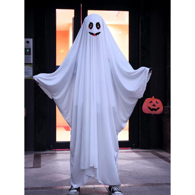 Halloween children's costumes ghost cape cape masquerade party Halloween children adult dress up