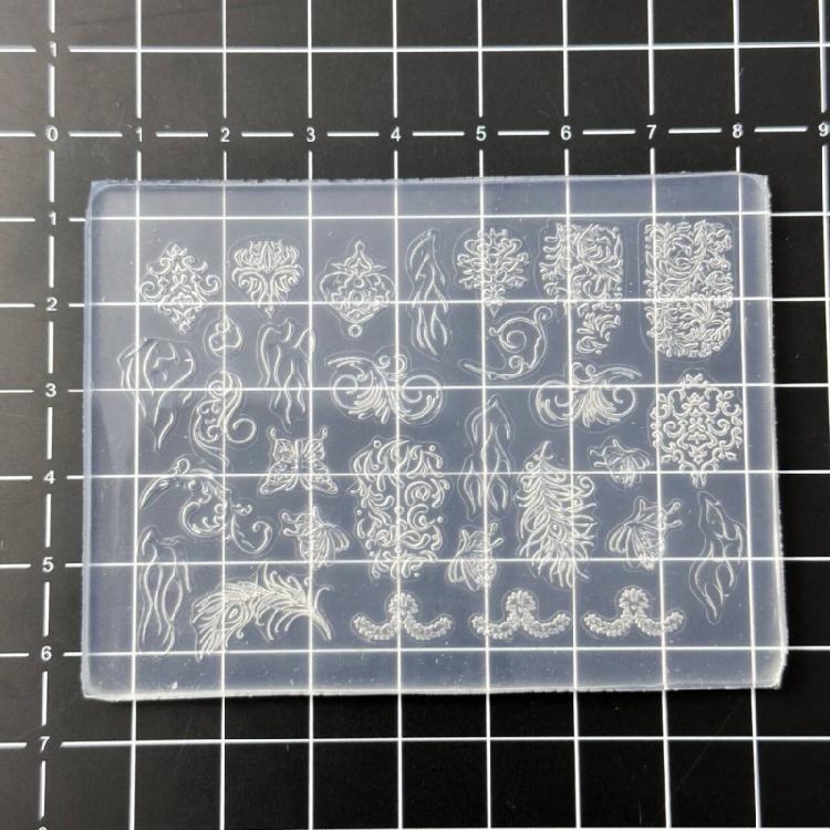 4PCS Nails Art Silicone Mold Butterfly Theme Manicure Training Tool Professional Manicure Supplies for Various Occasion