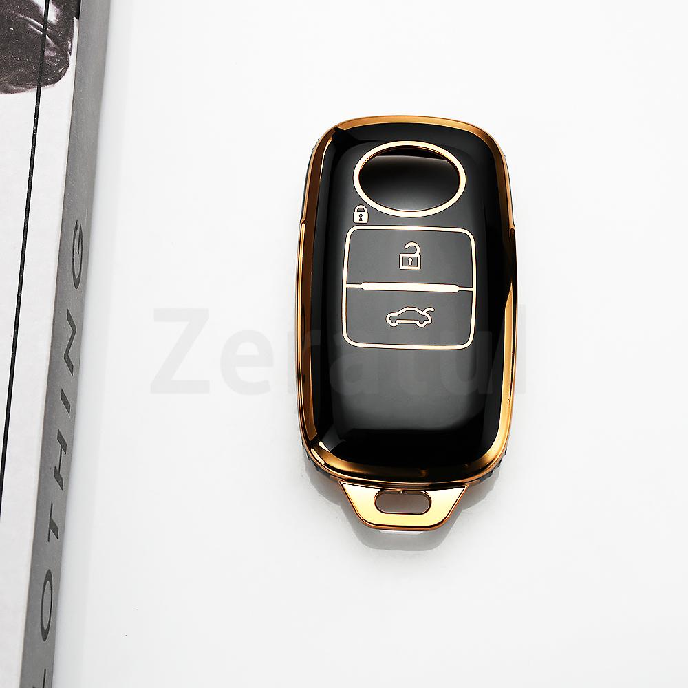 Shell Holder Protector For Toyota Yaris Ativ Raize Veloz Avanza Rush Perodua Daihatsu 3Buttons Tpu Remote Car Key Fob Cover Case