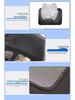 2024 Xiaomi SU7 Sunroof Sunshade: Ice Crystal Heat Insulation & Privacy Protection.