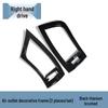 Stainless Steel Dashboard Air Outlet Frame for Toyota Alphard Vellfire 2015-2022, 30 Series