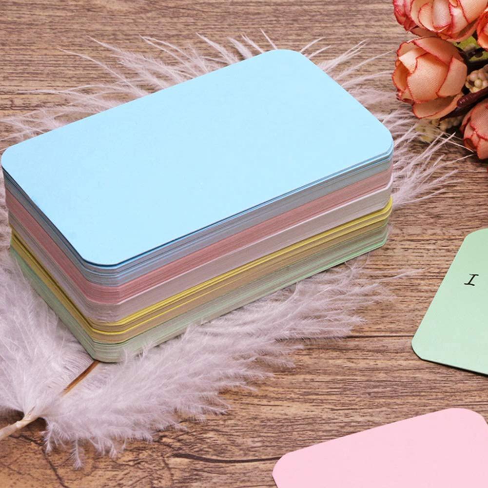 100pcs/box Diy Message Writing Card Multi-purpose Thickened Thank You Card For School Home Office