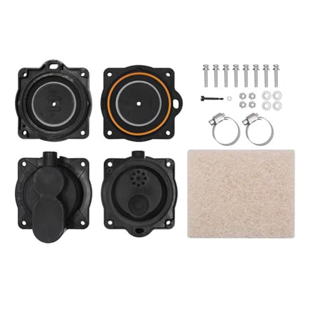 

1set Air Pump Rebuild Complete Kit Diaphragms Air Valves Hose Clamps Filter Safety Screw For HP-80 For HP-60 Air Pump Systems China Mainland