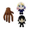 Wednesday Addams Stuffed Animals Hand Palm 23cm 89g