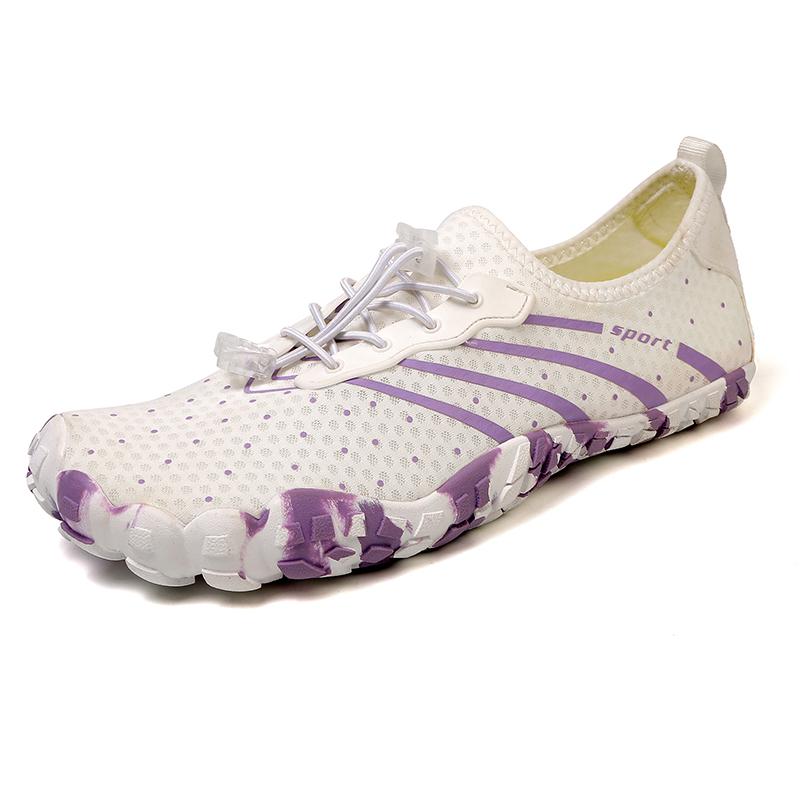 

Couple Beach Shoes Lightweight Anti Slip Breathable Surfing Drifting Fishing Quick Drying Sweat Wicking River Wading Shoes Men 35 белый