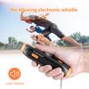 Electronic Whistle Crisp Sound High Decibel Compact Size Lanyard Design with LED Light Battery-operated Camping Electronic Whistle Outdoor Emergency