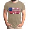 Men's Father's Day Flag Printed T-Shirt Men's Loose Casual Short Sleeve Top