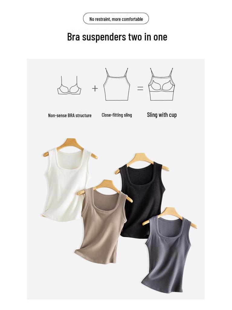 Women's Autumn/Winter Velvet Striped Vest with Chest Pad – Silk Protein, Warm, Versatile for Layering.