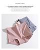 Damen Boyshorts mit hohem Bund und Bauchkontrolle: Einfarbig, Atmungsaktive Baumwolle, Bequeme Unterwäsche mit antibakteriellem Graphen-Zwickel