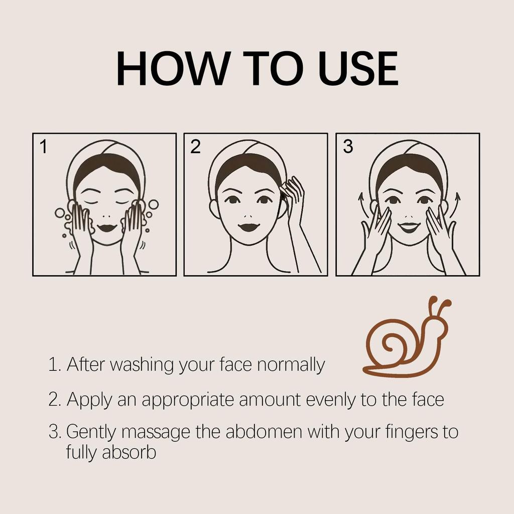 Snail Face Cream-24H Moisturize Skin-Firming Skin, Reduce Wrinkles-Suitable for All Skin Types, 50ml