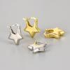 925 Sterling Silver Earrings For Women Trendy Gold Color Geometric Earring Jewelry Prevent Allergy Party Accessories Gift