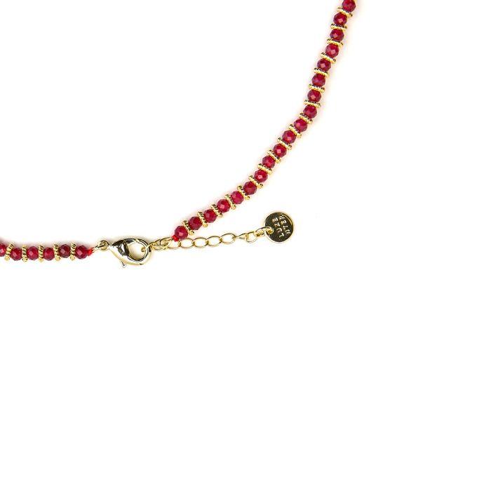 Luxenter Necklace with Multi-colored Crystal 18k Gold Finish - Ney
