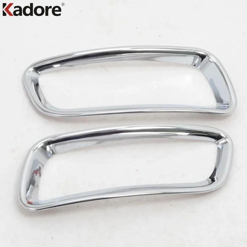 For Renault Koleos 2008-2012 2013 2014 2015 2016 Chrome Car Rear Fog Light Lamp Cover Trim Tail Foglight Bezel Trims Accessories