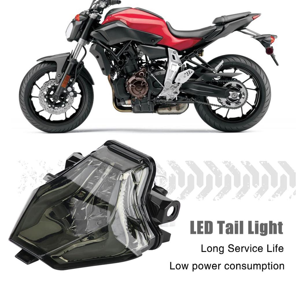 Yosoo Tail Lamp, Tail Brake Light, Bike Tail Lamp, Brake Light, Attention to Behind