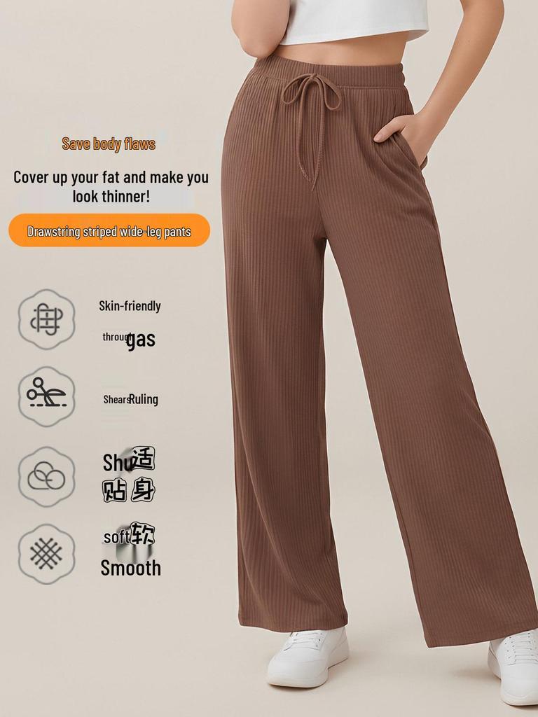 2026 European Cross-Border Wide-Leg Yoga Pants - Women's Casual Fitness & Running