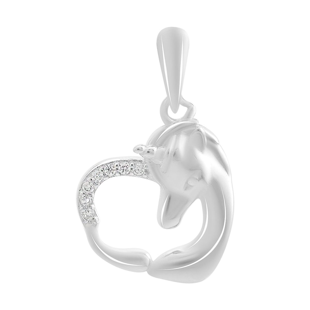 

Silver pendant with cubic zirkonia (2201861)