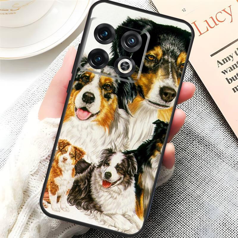 Australian Shepherd Dog Cover For OnePlus 15 13 13R 13T 12 12R 10T 11 10 Pro OnePlus Nord 5 CE 3 4 Lite N20 N30 Case