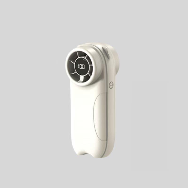 

Portable Bladeless Handheld Fan with Strong Wind and Long Battery Life 4000mAh Battery светло-серый