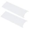 2 Set Clear Acrylic Furniture Wall Spacer Adjustable Length Sofa Wall Stopper  Bedroom