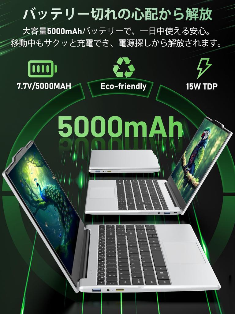 Fsjun Office 2024 Windows 11 IPS Slim with Numeric Intel Celeron N5095 8GB 256GB PCIe 5G Mini HD USB Ideal for Online and Video Silver & Laptop,