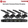 HuiDu Professional 1-to-4 Wireless Microphone System (CN Version)